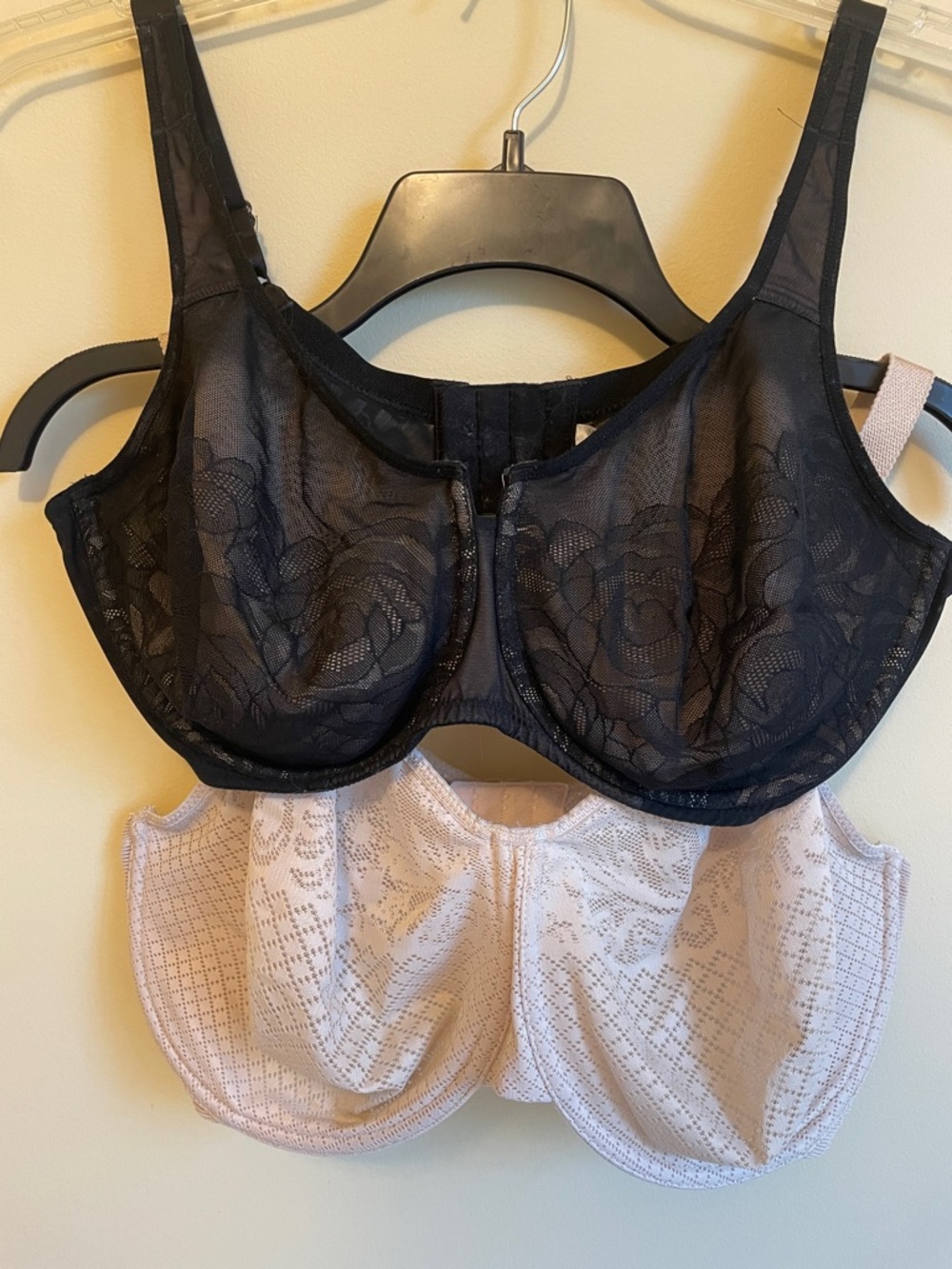 Wacoal Lace Underwire Bra Duo in Black and Nude